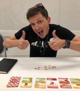 Me at Publisher Speed Dating at Origins