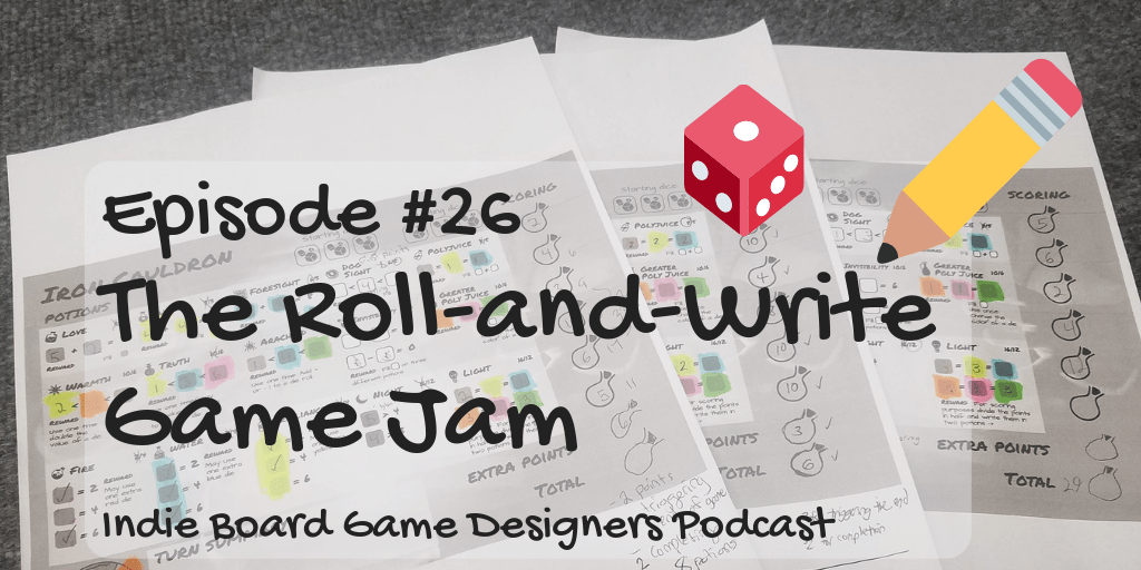 The Roll-and-Write Game Jam