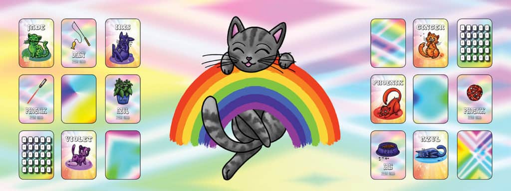 Rainbow cats banner